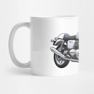 Thruxton 900 Cafe Racer Illustration Mug